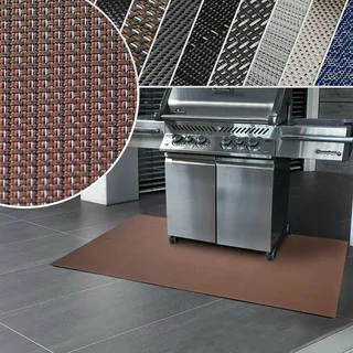 Grillmatte Unterlage für Grill zum Schutz von Balkon und Terrasse