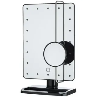 Uniq Hollywood Makeup-Spiegel mit Licht und 10-facher Vergrößerung