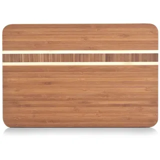 Zeller Present Schneidebrett Tranchierbrett Holz 1 30 x 20 x 1,5 cm Beige