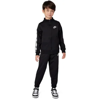 Nike Kinder Full Zip With Logo Tap Set, Black, 5/6 Jahre
