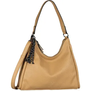 TOM TAILOR Denim Finna Damen Hobo Bag Schultertasche Mittelgroß Braun