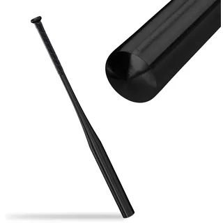 Relaxdays Baseballschläger Aluminium, 34 Zoll/ 86 cm, Rutschfester Griff, Softball Schläger leicht, Aluschläger, schwarz