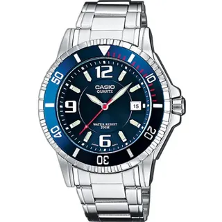 Casio Collection MTD-1053D-2A Edelstahl 42,6 mm 2AVES