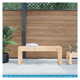 vidaXL Gartenbank 113 x 19 x 45 cm Braun