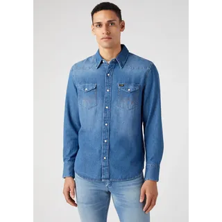 Wrangler Jeanshemd »27 MW«, blau