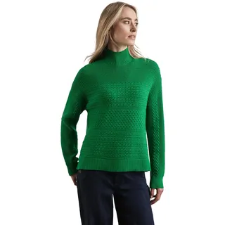 Street One Fancy Cable Sweater, Vibrant Green, 36