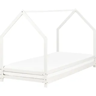 Beliani Kinderbett Appy 90 x 200 cm Kiefer weiß