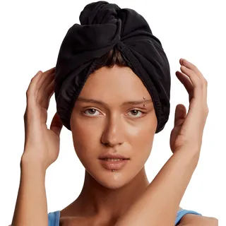 Mikrofaser Haarturban Schnelltrocknend - Saugfähiges Turban Handtuch Mit Knopf Für Lange Haare, Locken, Curly Girl Methode, Haar Handtuch, Hair Wrap, Kopfhandtuch Für Damen Und Kinder