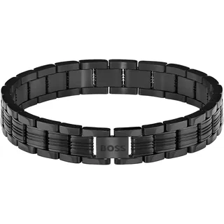 Boss Gliederarmband schwarz 21cm