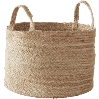 JOTEX Korb, Natur/Blau, One Size