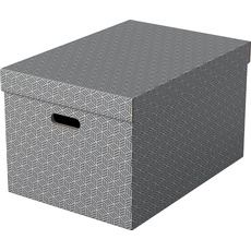 Bild Aufbewahrungsbox Groß 51 x 35,5 x 30,5 cm 3-tlg. grau