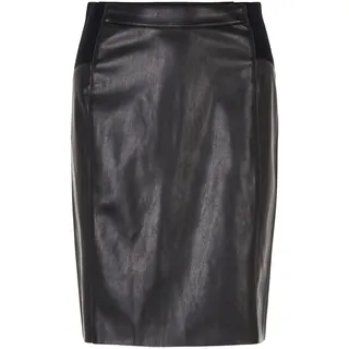 Vero Moda »VMBUTTERSIA HW Coated Skirt Noos Rock, Black,