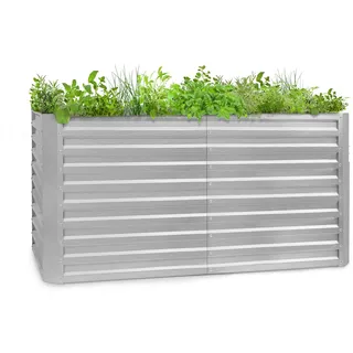 Blumfeldt Hochbeet 200 x 100 x 90 cm Silber