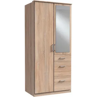Kleiderschrank »Click« braun
