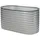 Hochbeet Oval 160 x 80 x 82 cm Silber
