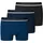 3er Pack Blau Schwarz M