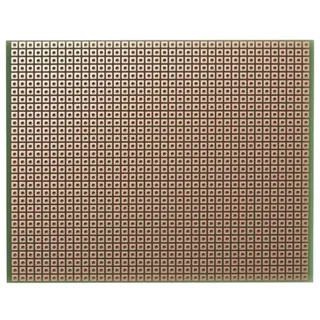 Velleman Eurocard, 100 x 80 mm, 1 Kontakt pro Insel, einseitig, Eurodin DIN41612 und DIN41617, Epoxidharz FR-4, grün