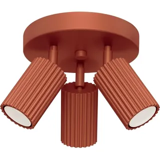 Sollux Lighting KARBON 3P 3xGU10 rot Aluminium 18x20x20cm
