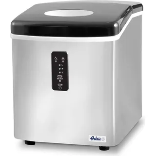ARKTIC HENDI Eiswürfelmaschine, Ice cube 12 297x367x(H)378 mm 12 Kg/24 St. - Schwarz, Silber