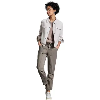 Street One Damen A378518 Hose im Loose Fit, Ashen Maple Beige, 44W / 28L