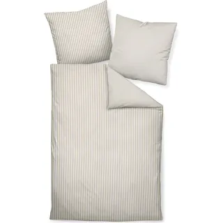 Janine Design Edelflanell Bettwäsche-Garnitur Chinchilla S 78060 Farbe naturell-37 Größe 135x200 + 80x80cm - Beige