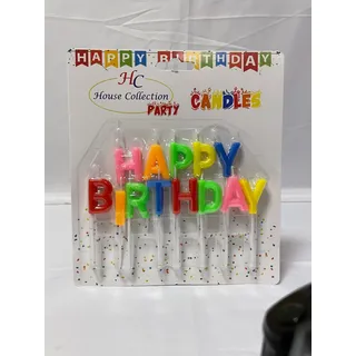 Teelichter 'HAPPY BIRTHDAY'