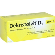 Bild von DEKRISTOLVIT D3 2.000 I.E. Tabletten 90 St