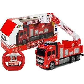 IMPORT LEANTOYS R/C Ferngesteuertes Feuerwehrauto