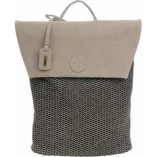 Rieker Rucksack Daypack Damen beige schwarz dunkelgrau 0 - Schwarz