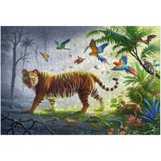 Bild Puzzle Tiger im Dschungel (17514)