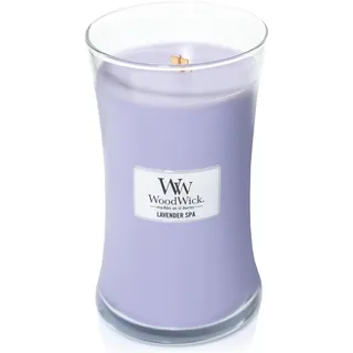 Woodwick Lavender Spa Duftkerze 609 g lila