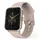6010 BT 40 mm Edelstahlgehäuse roségold Silikonarmband roségold One Size