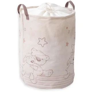Herding 8585208810 Wäschekorb, Rund Baumwolle, Polyester, Viskose Beige