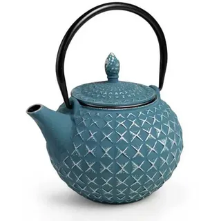 Ibili Eisen Daca Gusseisen Teekanne 850ml - Blue - One Size