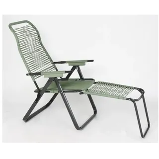 Metal f. a. R. Stuhl Liegestühle Mit Fußstütze Cordonata Grün Salbei