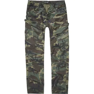 Brandit Textil Adven Slim Fit Cargohose Woodland M