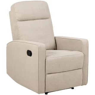 Actona Asila Sessel Recliner mit Fußstütze Beige - Beige