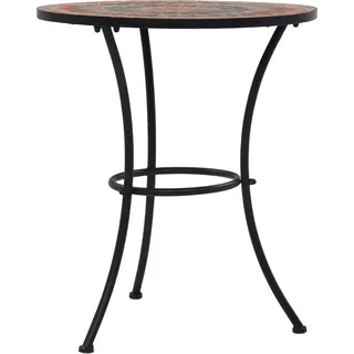 vidaXL Mosaik-Bistrotisch Orange/Grau 60 cm Keramik - Orange
