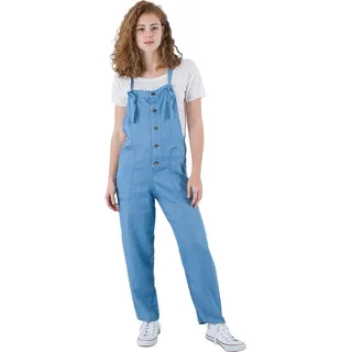 Hurley Oceancare Chambray Latzhose Blau M Frau Blau M - Blau