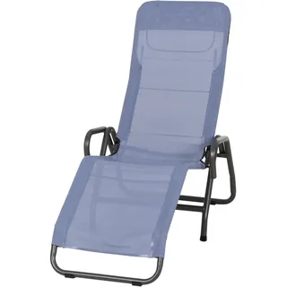 Siena Garden Bito Klappliege 139 x 72 x 118 cm Blau