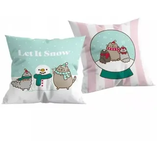 Pusheen: Weihnachtskissen - 40 x 40 cm, beidseitig