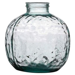 NATURAL LIVING VASE Louise 4L AUS RECYCELTEM Glas Durchmesser 20CM X H24CM