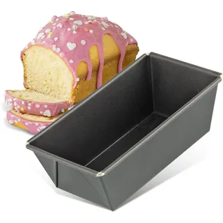 Zenker Special Mini Kastenform 20 cm, Made in Germany | Königskuchenform aus Stahlblech für kleine Küchlein & Backideen, Antihaftbeschichtung, Backform 1100 ml, bis 230 °C