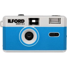 Ilford Sprite 35-II Kamera blue + silver, Analogkamera, Blau, Silber