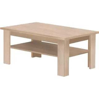 Venda Couchtisch , Eichefarben , Holzwerkstoff , Wildeiche , rechteckig , eckig , 70x45x105 cm , Goldenes M , Wohnzimmer, Wohnzimmertische, Couchtische, Couchtische eckig