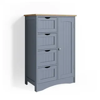 Vicco Badschrank Bianco Grau 55 x 81 cm