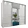 Schwebetürenschrank Malibu 250 x 217 x 67 cm Weiß