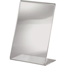 Bild Tischaufsteller L-Form Verwendung für Papierformat: DIN A6 Glasklar