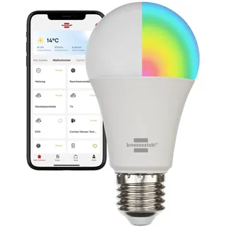 Brennenstuhl LED-Glühbirne SB 800 1294870270 9 W E27 warmweiß 1 St.
