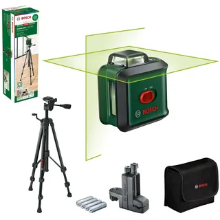Bosch UniversalLevel 360 Kreuzlinienlaser Premium Set mit Stativ TT 150